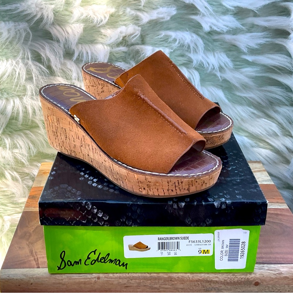 NWT Sam Edelman Ranger platform slide Sz. 9